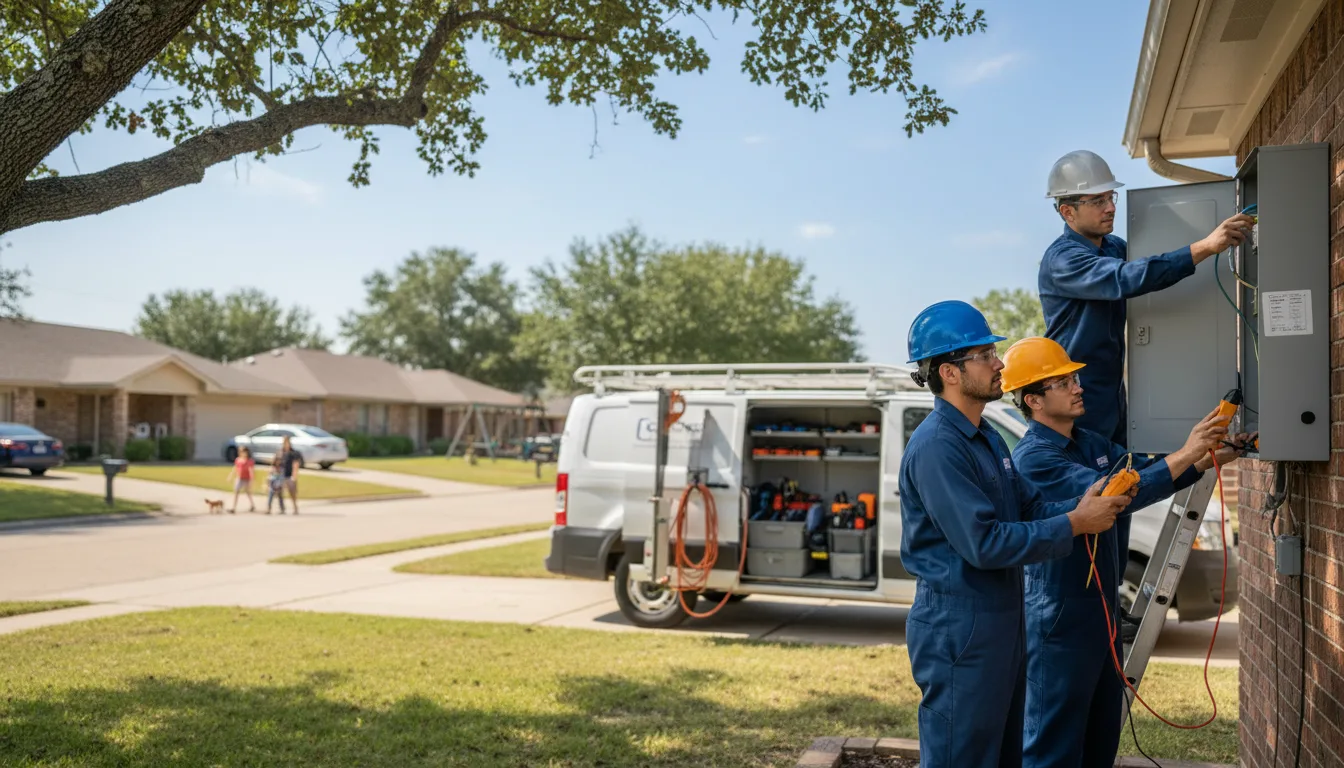 Certified electrician providing emergency electrical services in Ashby, NE